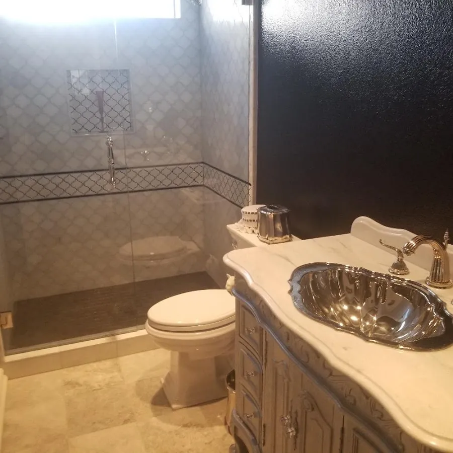 Professional plumbing work and bathroom remodeling in St. Gabriel